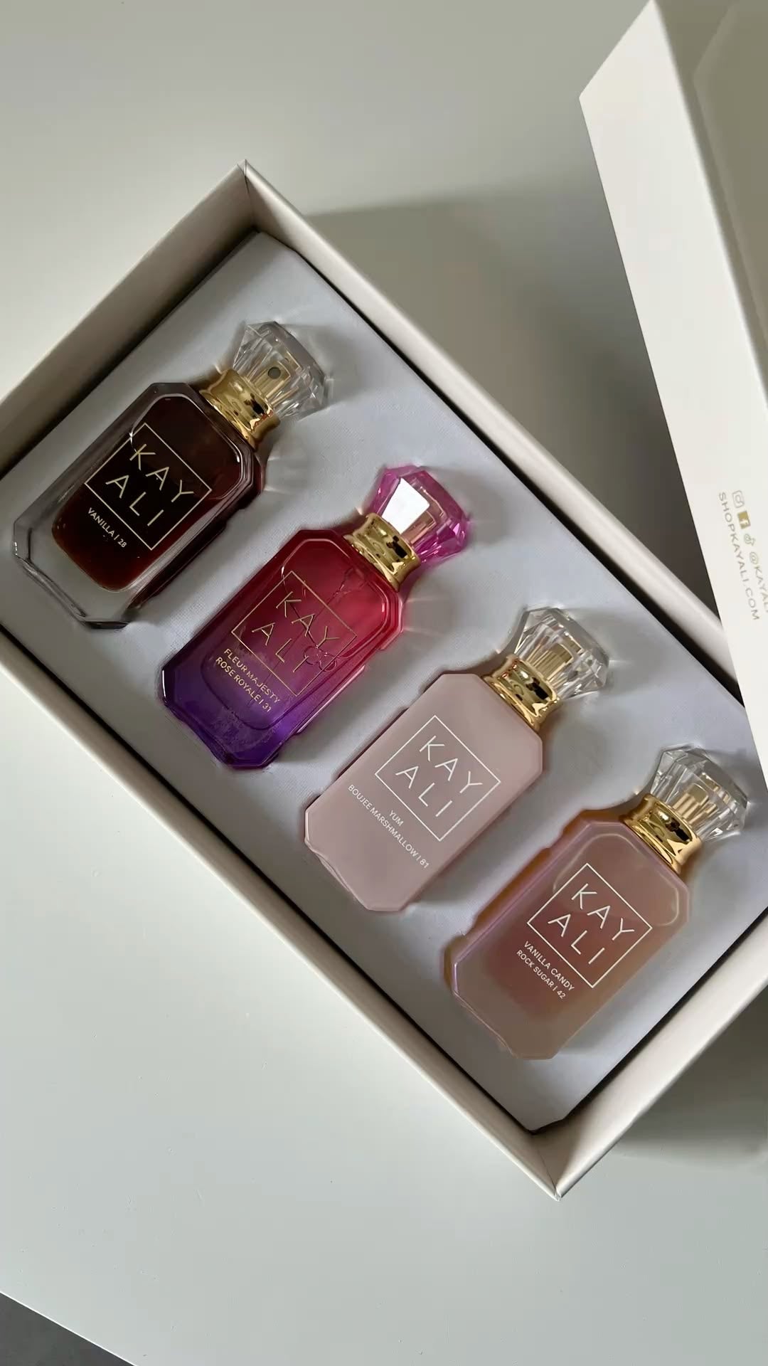 Coffret Kayali Sweet Obsessions - Miniature Set