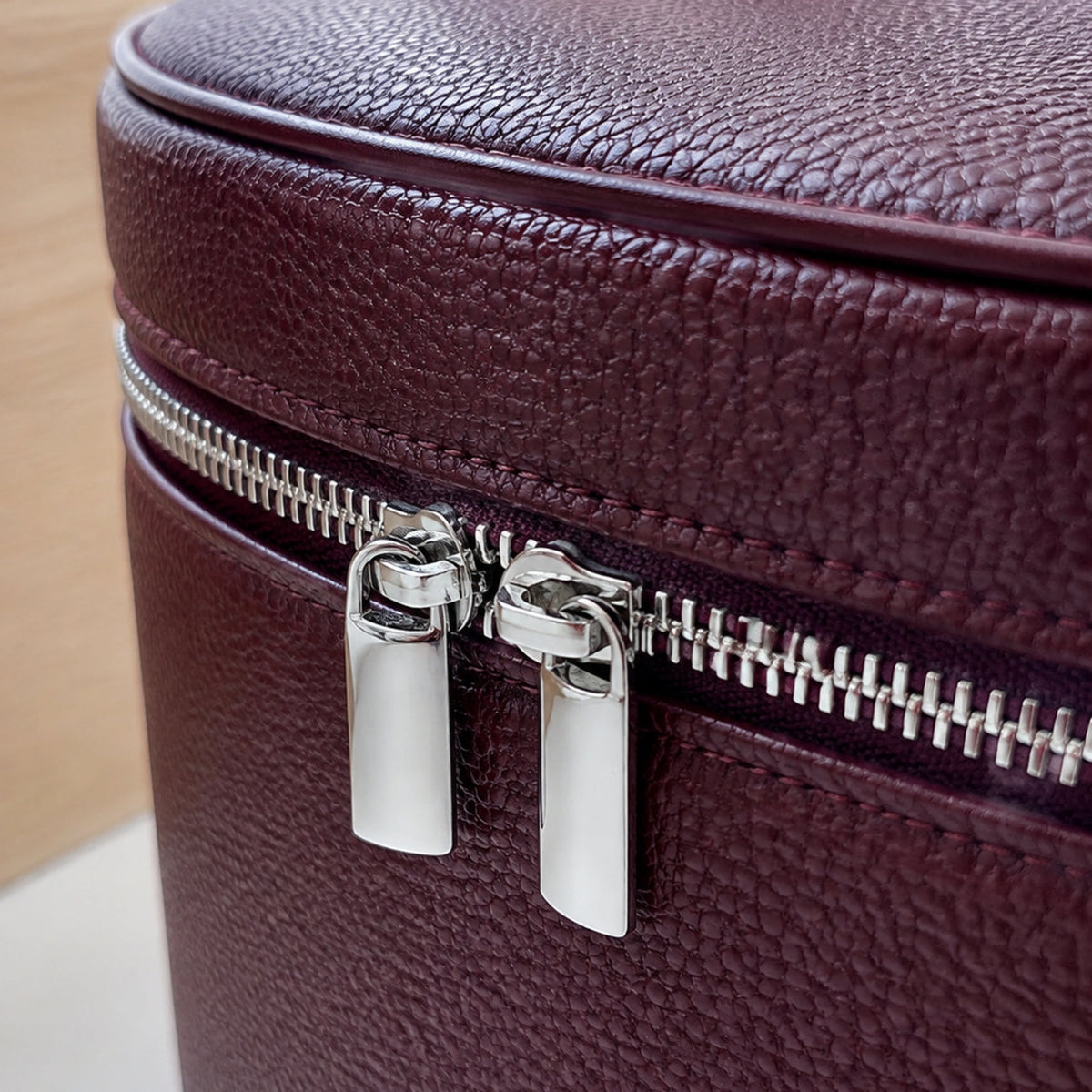 Makeup case dupe saie burgandy