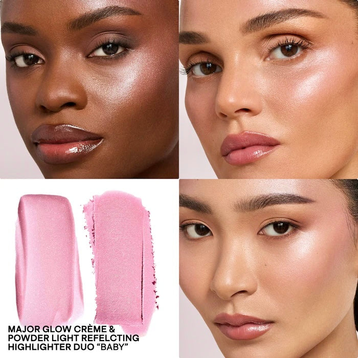 PATRICK TA Major Glow Creme & Powder Light Reflecting Translucent Highlighter Duo