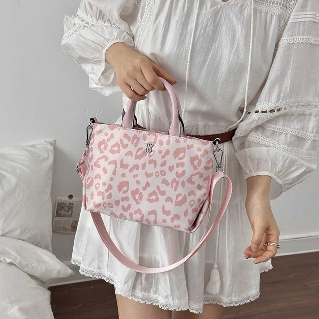 Victoria's Secret Le Sac Tote Bandoulière Léopard Rose