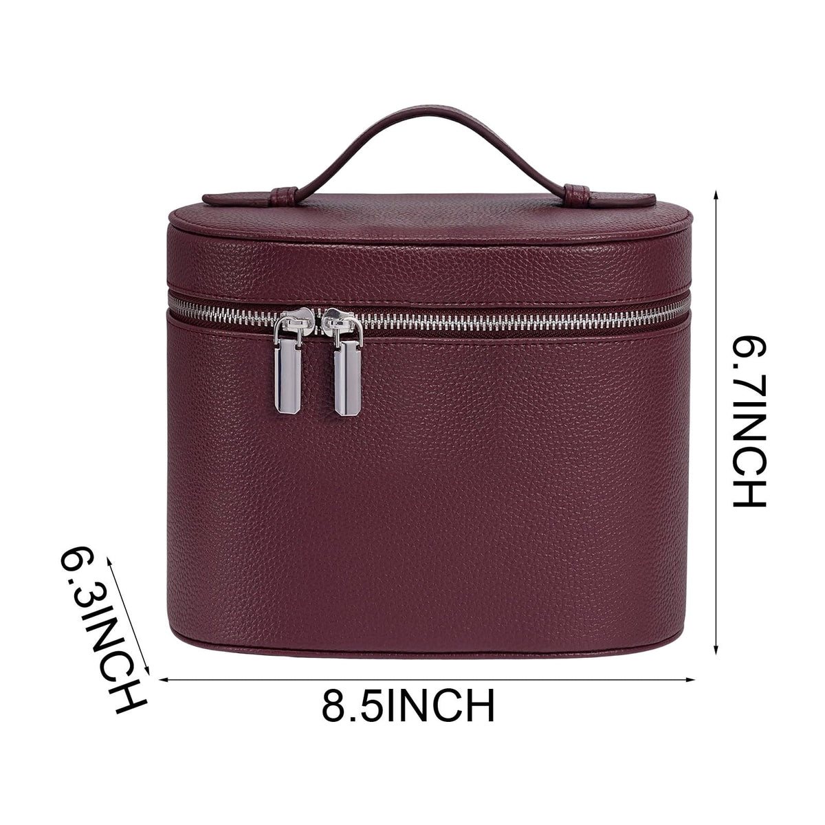Makeup case dupe saie burgandy