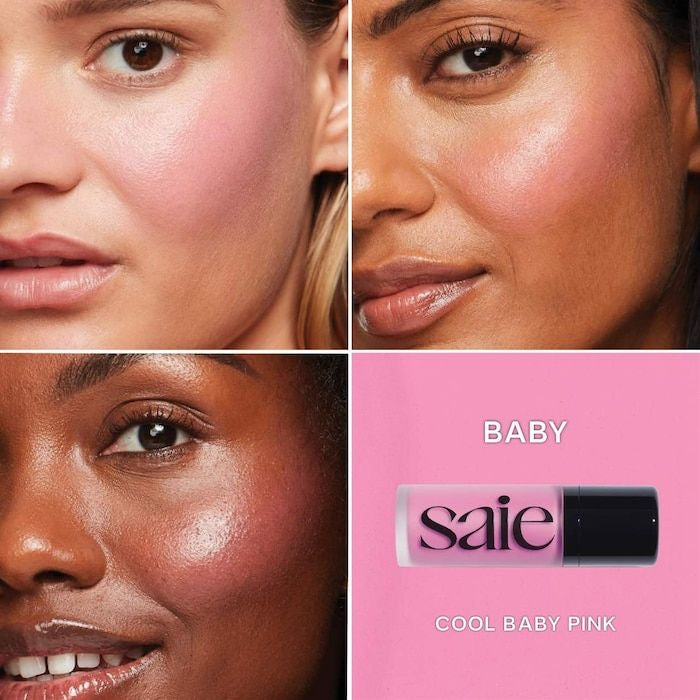 SAIE DEW BLUSH™
BLENDABLE LIQUID CHEEK FLUSH