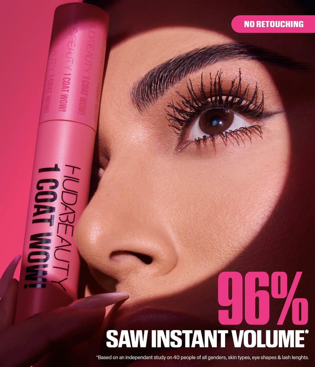 HUDA BEAUTY 1 Coat Wow! - Mascara lift et volume