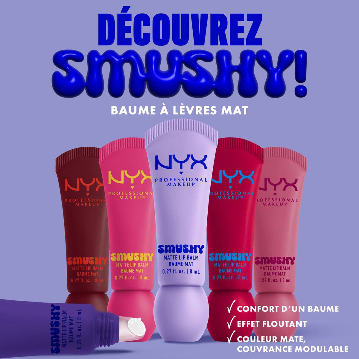 NYX BAUME À LÈVRES MAT SMUSHY