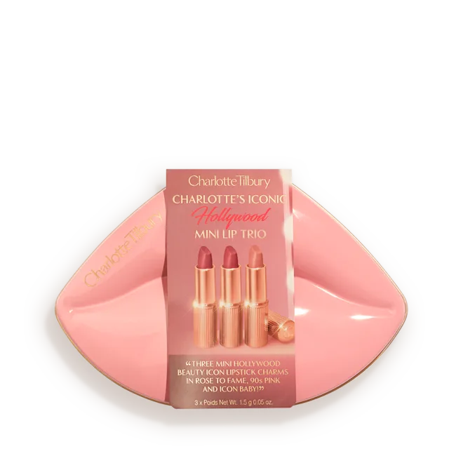 CHARLOTTE TILBURY HOLLYWOOD ICONIC MINI LIP TRIO