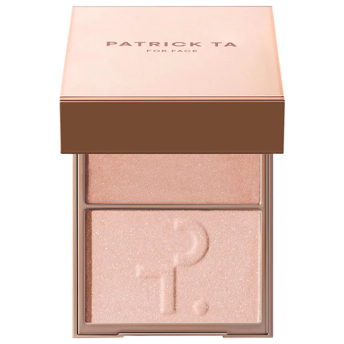 PATRICK TA Major Glow Creme & Powder Light Reflecting Translucent Highlighter Duo