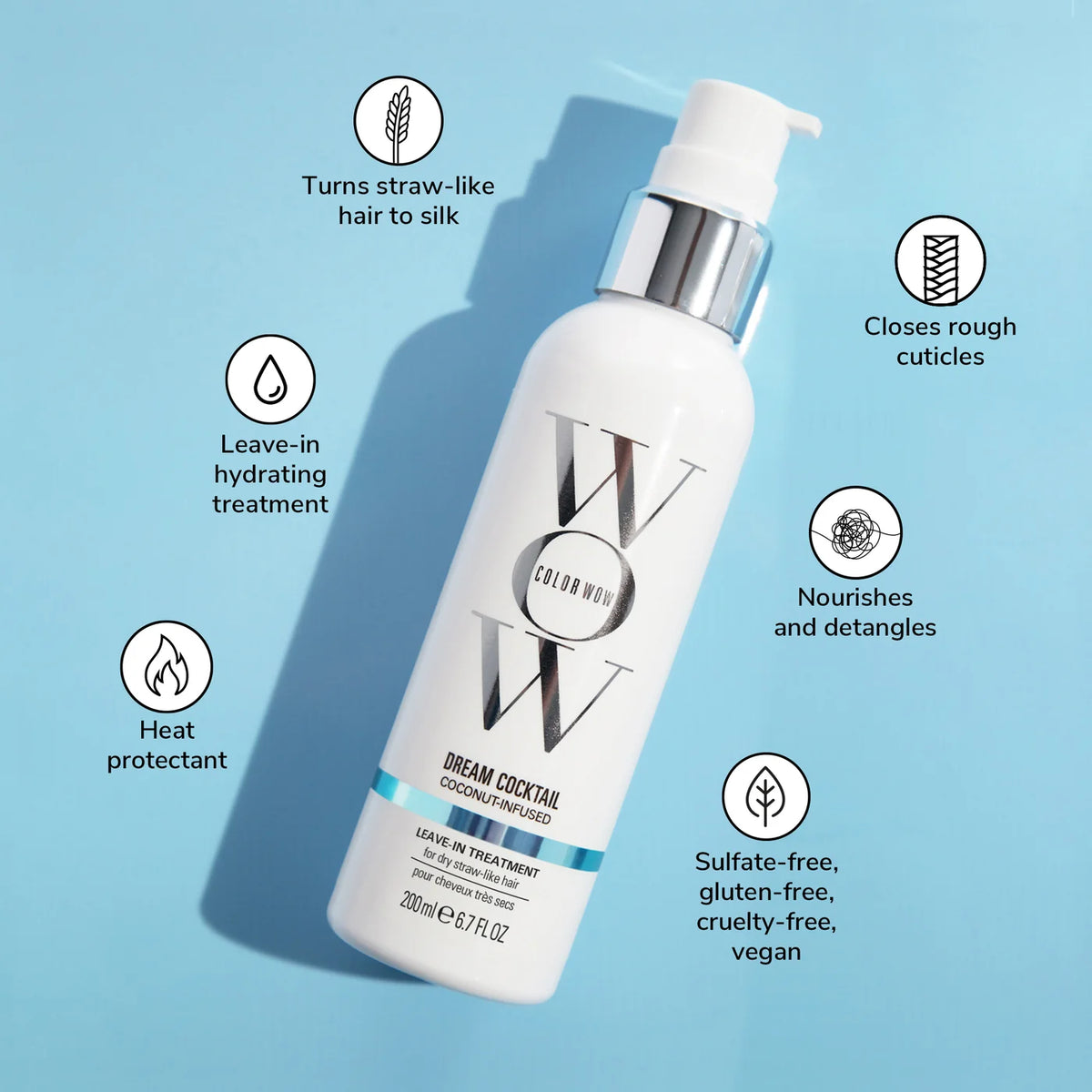 COLOR WOW Dream Cocktail Coconut-Infused Leave-in Treatment