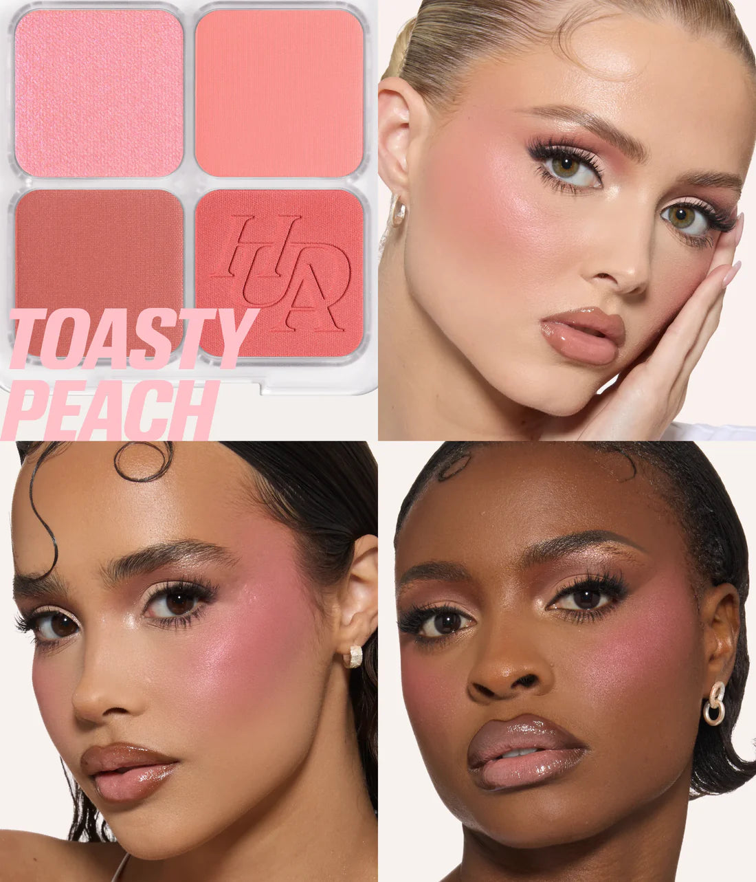 HUDA BEAUTY BLUSH FILTER BLURRING BLUSHLIGHTERS PALETTE