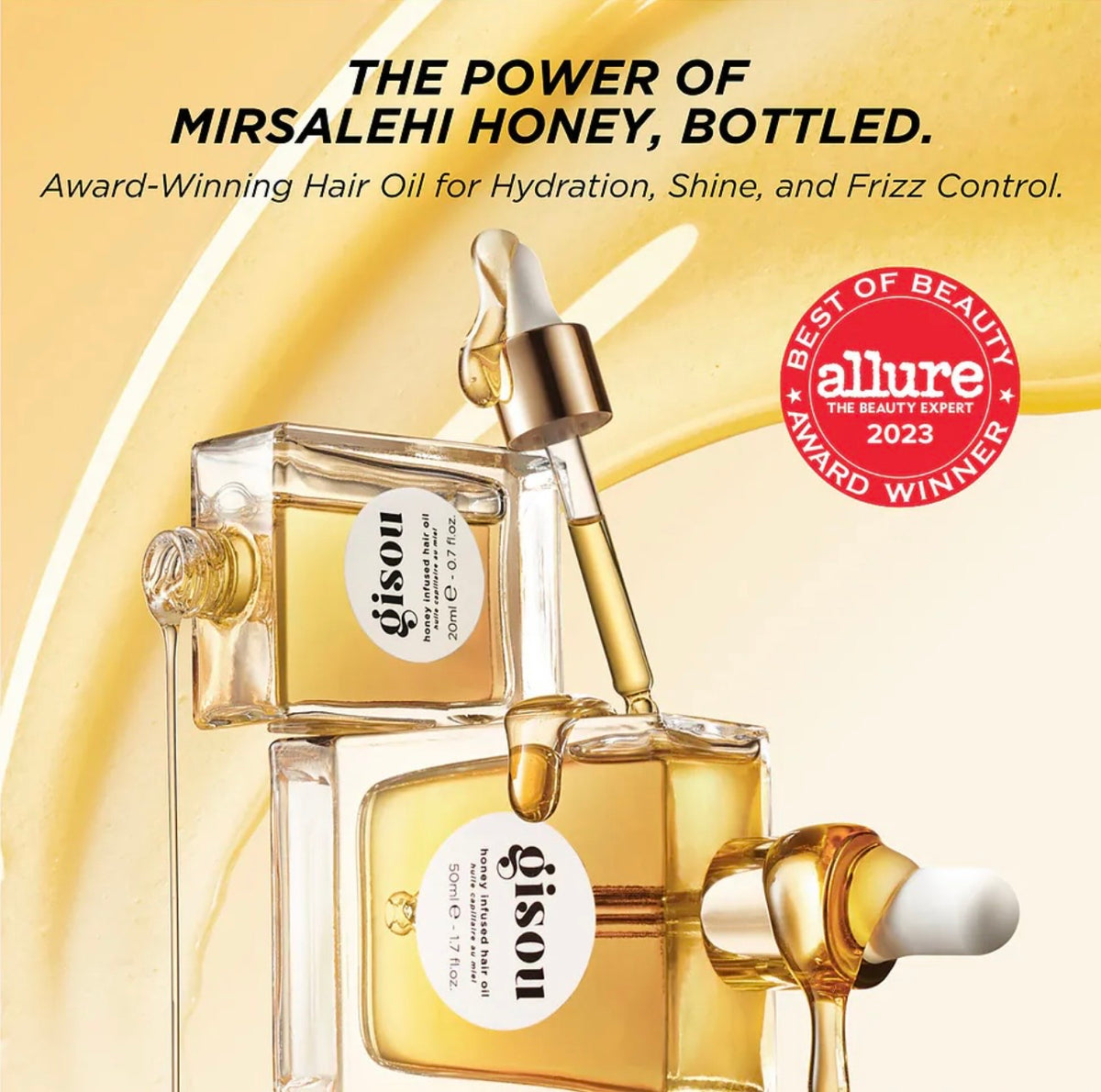 Gisou Honey Infused Hair Oil 20ml