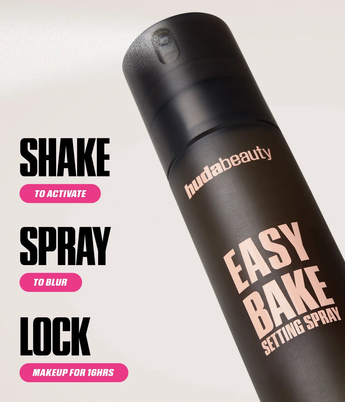 HUDA BRAUTY EASY BAKE SETTING SPRAY WITH 16-HOUR WEAR