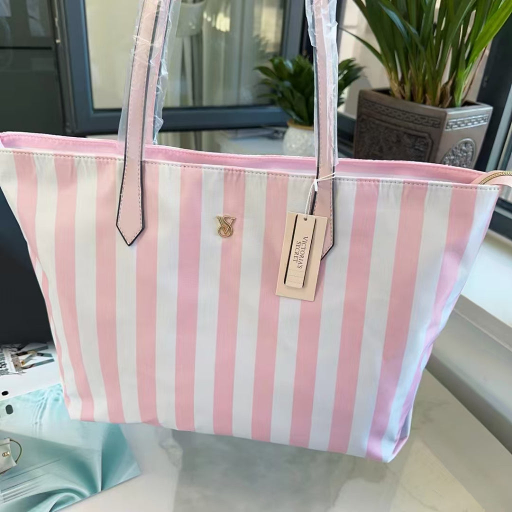 Victoria Secret sac fourre-tout Heritage Stripe
