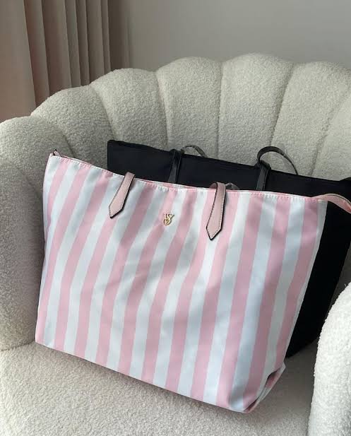 Victoria Secret sac fourre-tout Heritage Stripe