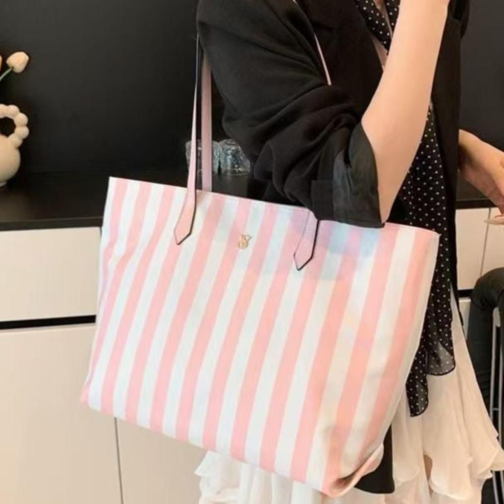 Victoria Secret sac fourre-tout Heritage Stripe