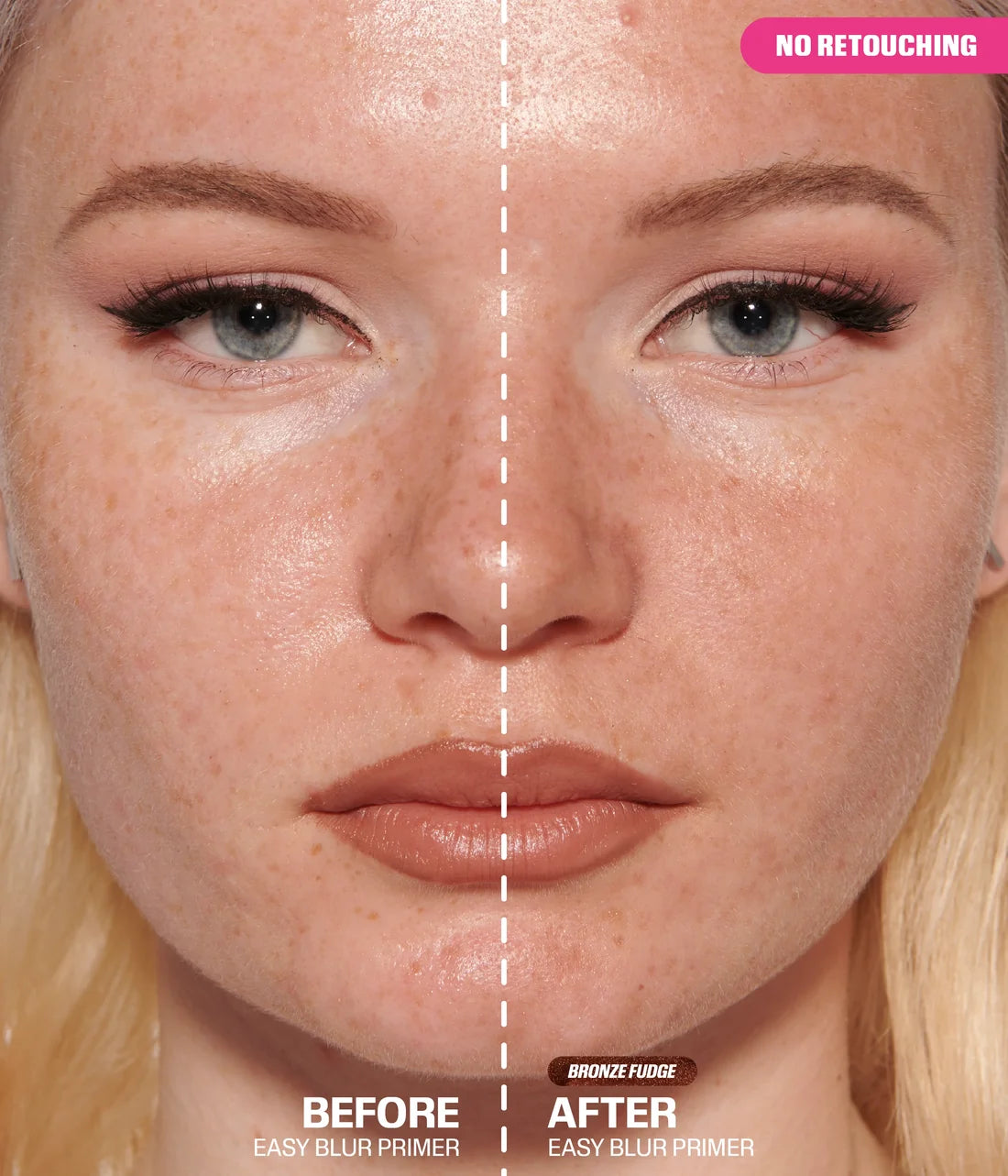 HUDA BEAUTY EASY BLUR SILICONE-FREE SMOOTHING PRIMER BRONZE FUDGE