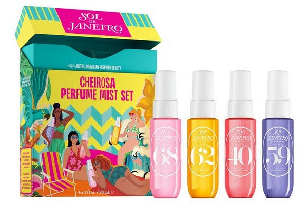 SOL DE JANEIRO CHEIROSA PERFUME MIST SET 30ml x4