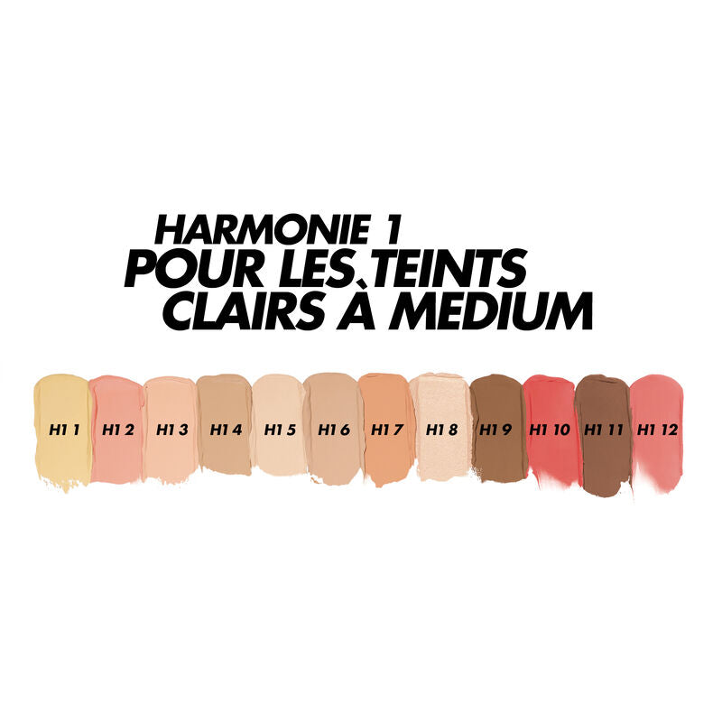 MAKEUP FOR EVER HD SKIN ALL-IN-ONE FACE PALETTE
Palette teint crème : fond de teint, correcteur & blush